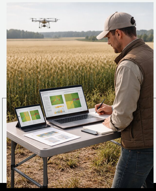 Система AI прогнозирования урожайности для точных агрономий в Лянторе