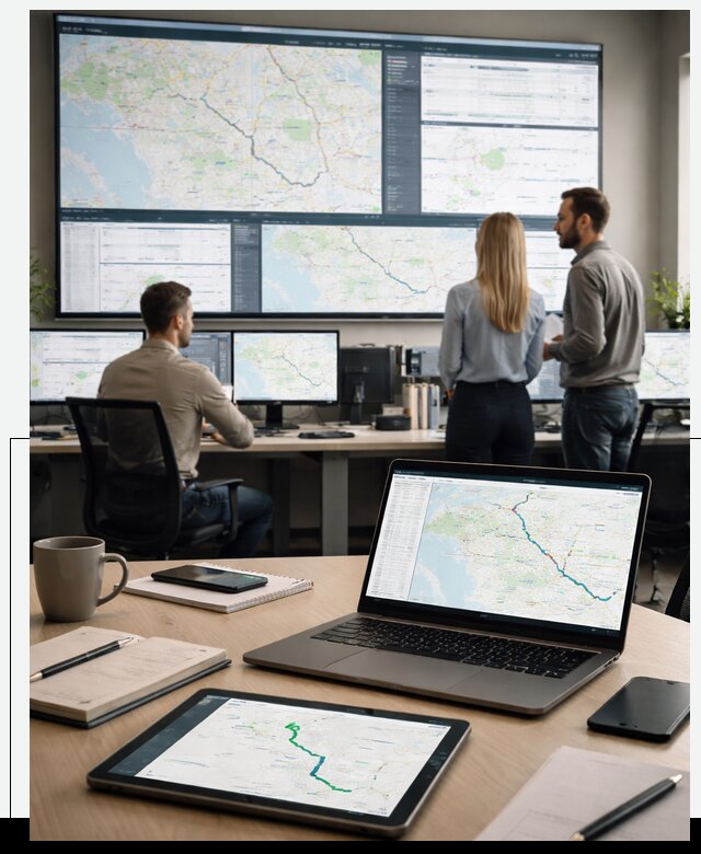 Трекинг грузов и Fleet Management, мониторинг автопарка в Лянторе